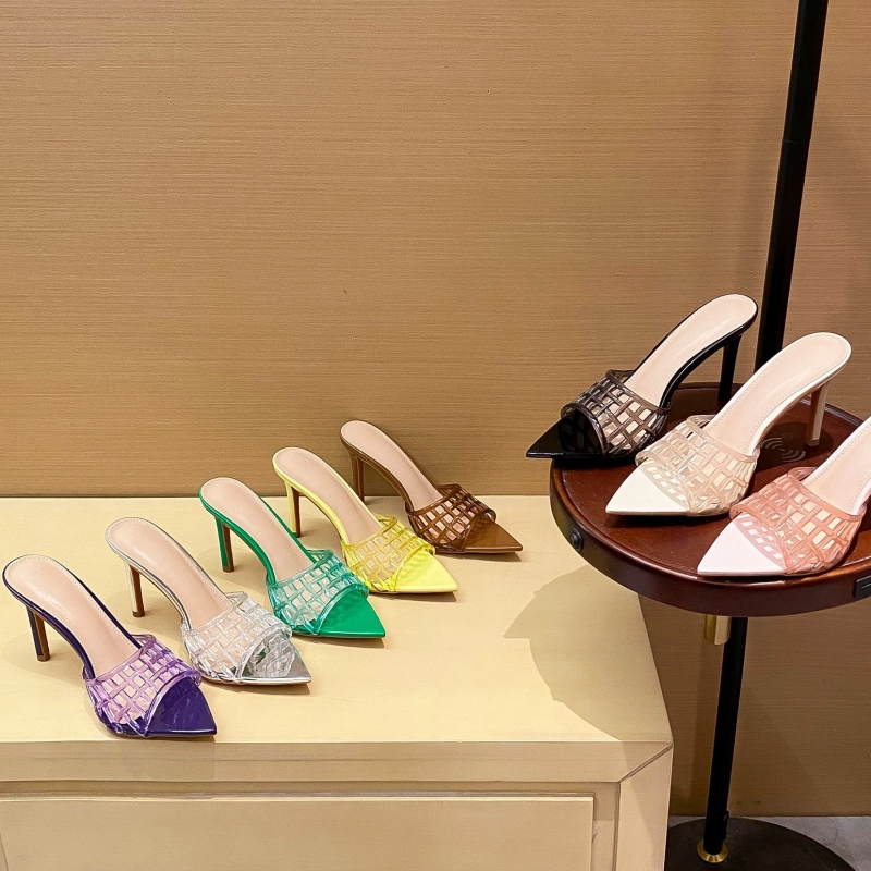 Women Shoes Mules - New Summer Women's Pointed Stiletto High