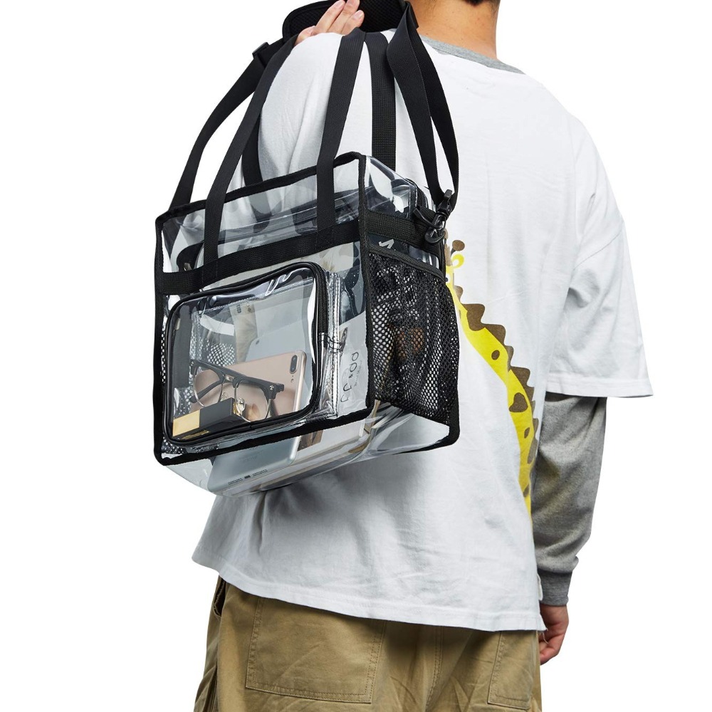 Women Shoes Zipper - Clear Tote Bag Heavy Duty Plastic