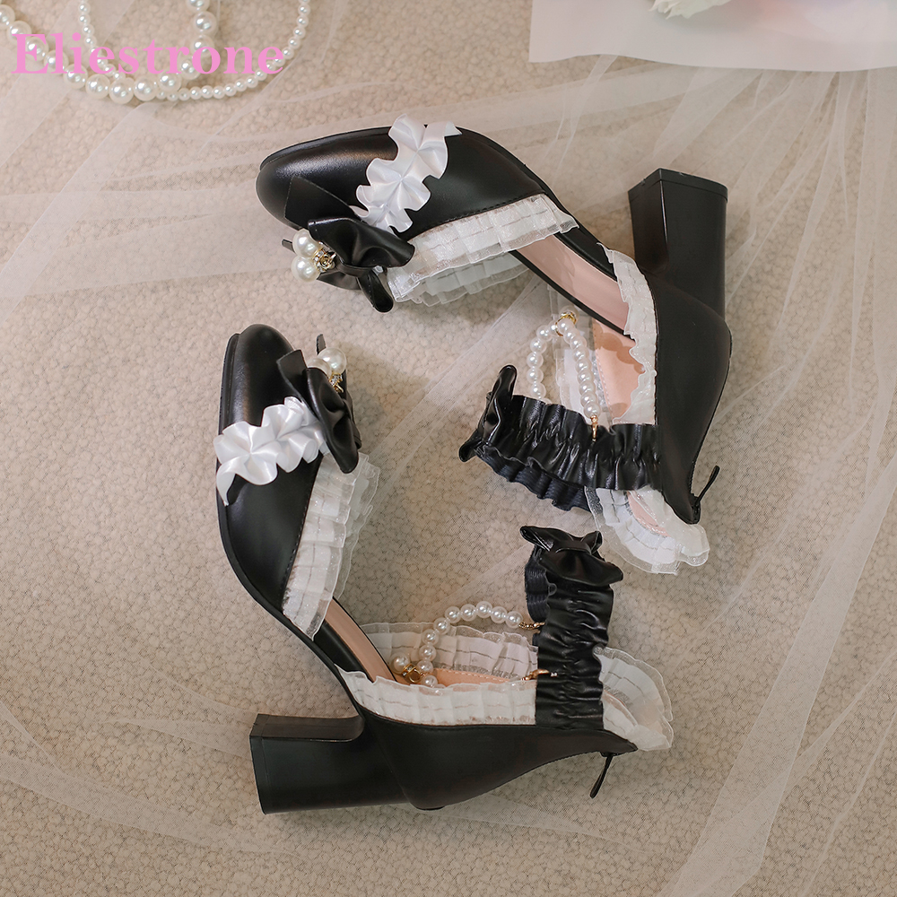 Women'S Shoes Size 12 - 2026 Summer Lolita Women Sandals Ankle
