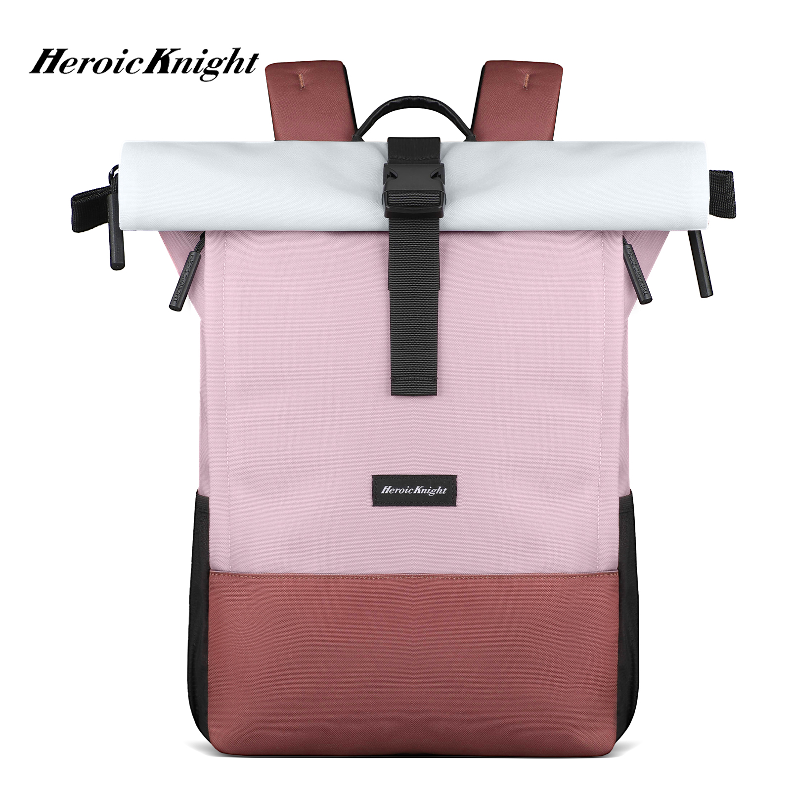 Women Shoes Zipper - Heroic Knight Casual Travel Backpack Rolltop