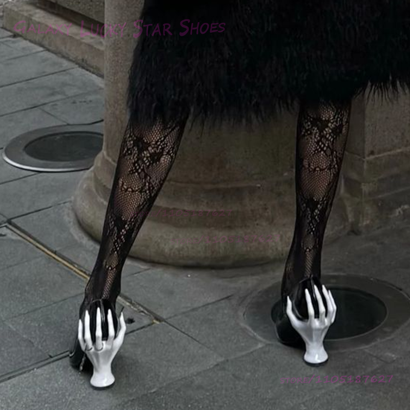 Pink Hand Shaped Strange Heel  - مراجعة Women'S Shoes Hands Free وسعره