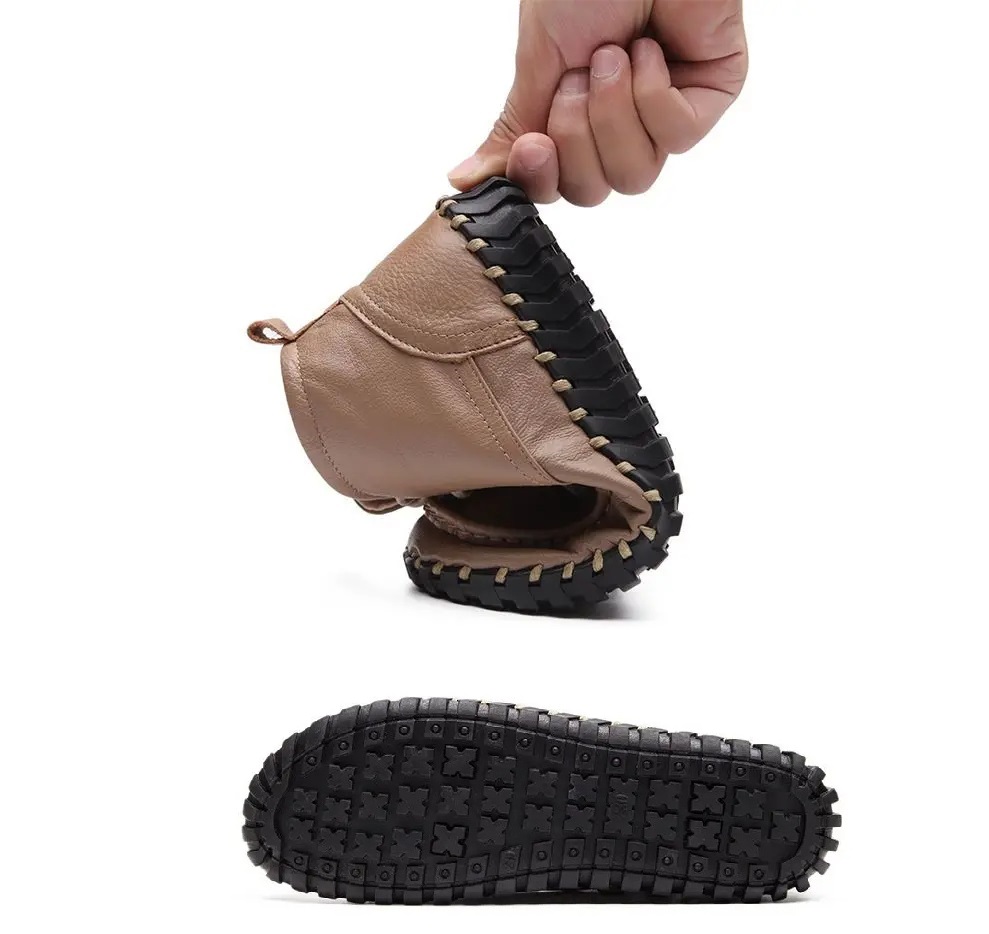 Real Leather Boots Women's Aut - مراجعة Women'S Shoes Big Feet وسعره