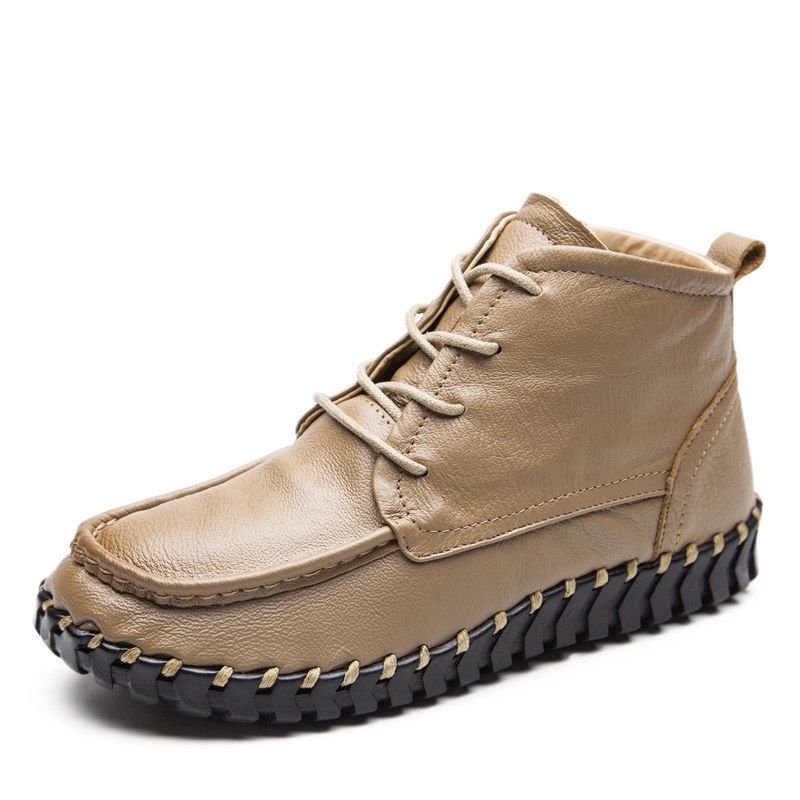 Real Leather Boots Women's Aut - مراجعة Women'S Shoes Big Feet وسعره