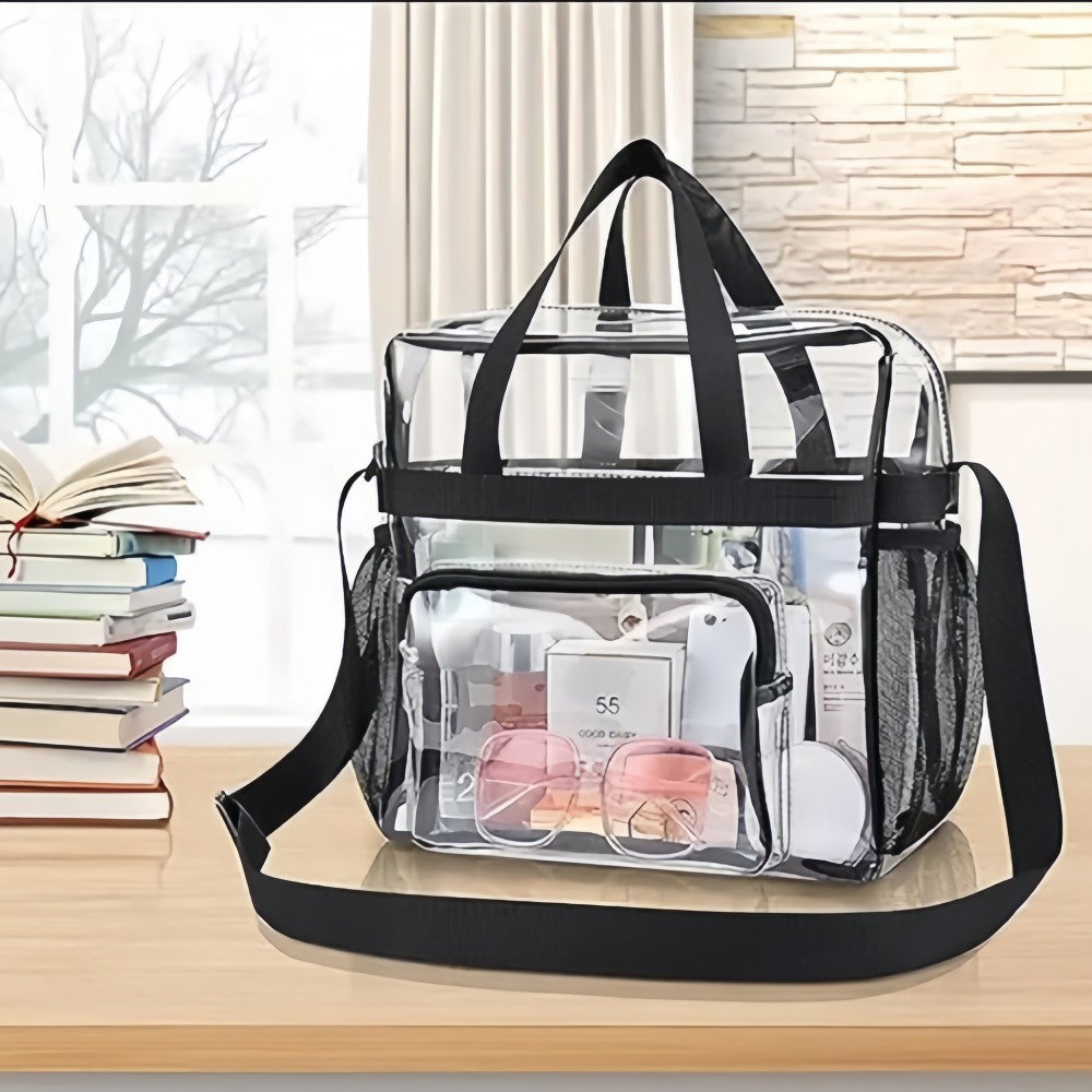 Clear Tote Bag Heavy Duty Plas - مراجعة Women Shoes Zipper وسعره