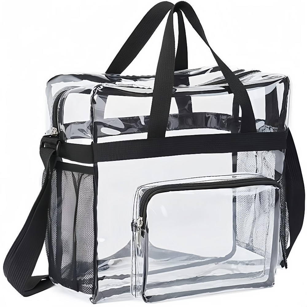 Clear Tote Bag Heavy Duty Plas - مراجعة Women Shoes Zipper وسعره