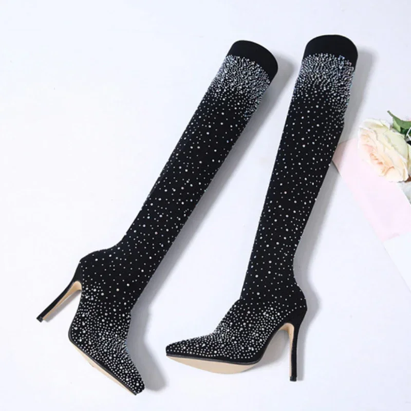 Sexy Over-the-Knee Boots for W - مراجعة Sock Boot Women وسعره
