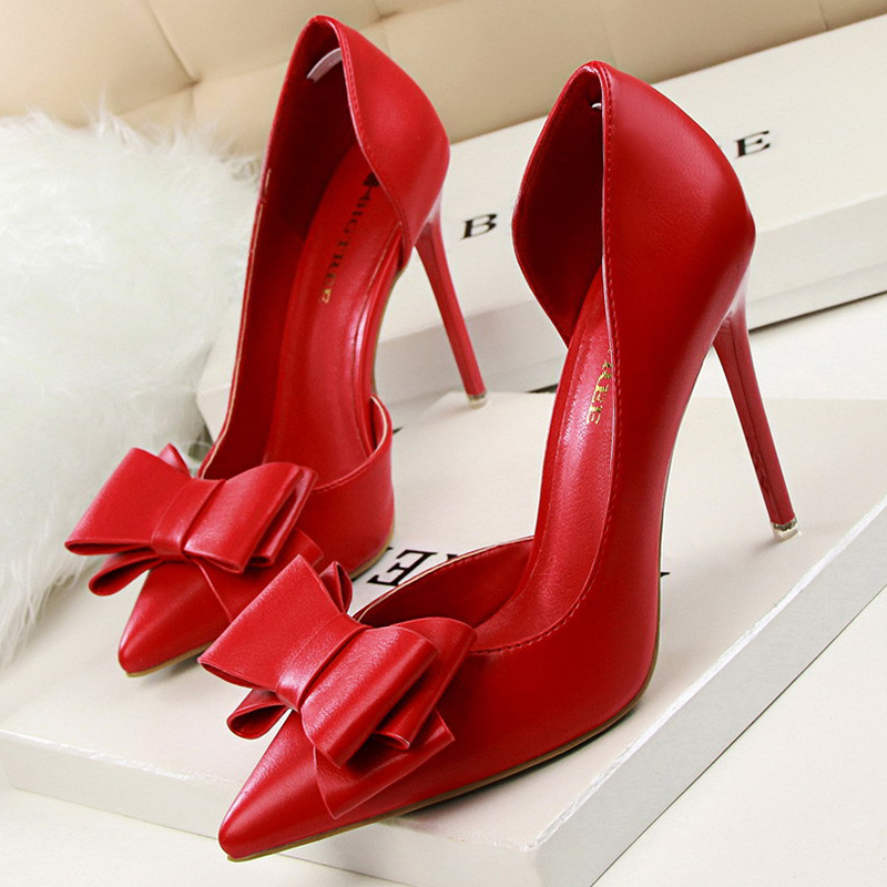BIGTREE Shoes Bow-knot Woman P - مراجعة Women'S Shoes Big Feet وسعره
