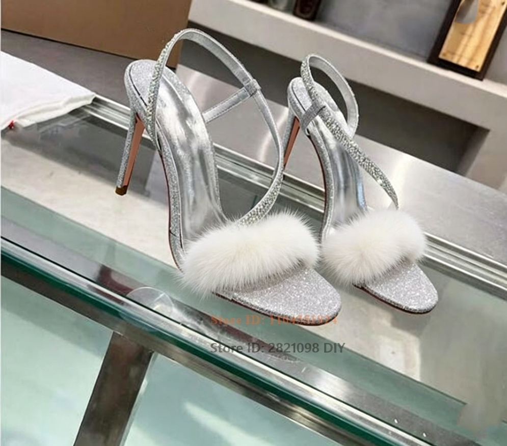 Bling Fur Shiny Women's Stilet - مراجعة Women'S Shoes Size 12 وسعره