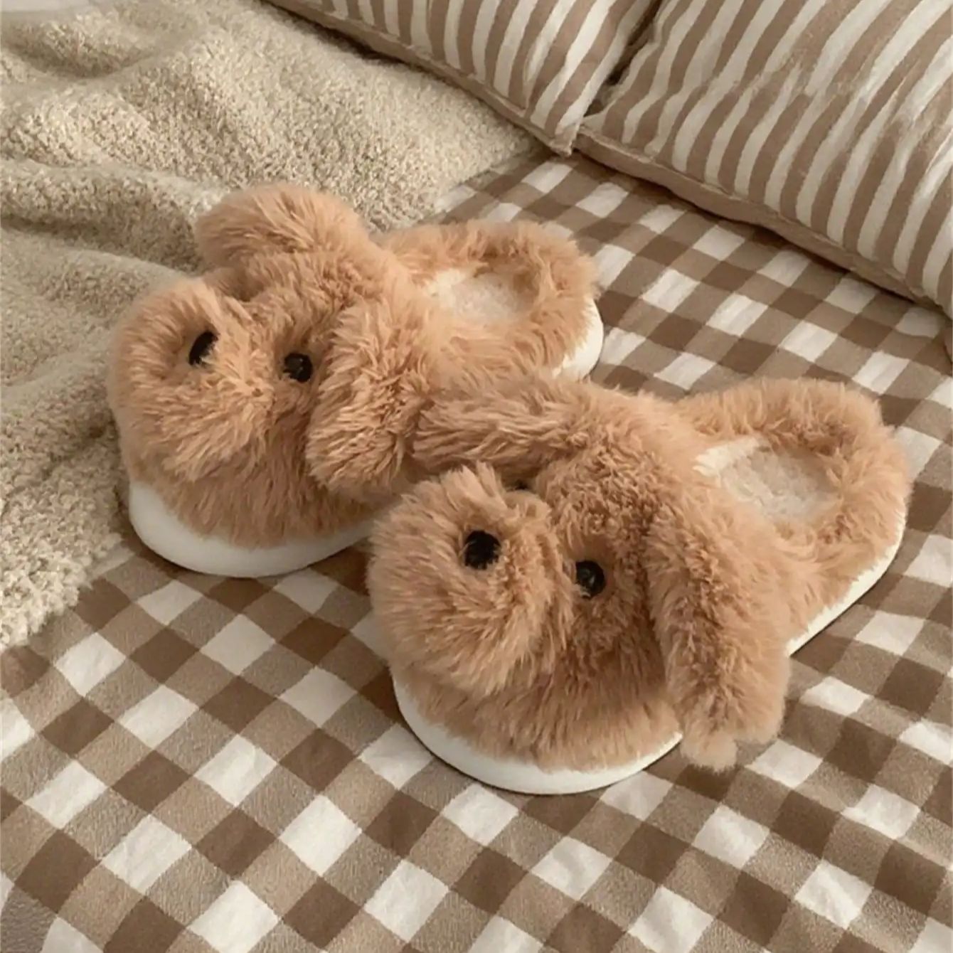 Women House Fur Slippers Casua - مراجعة Women Shoes Winter وسعره
