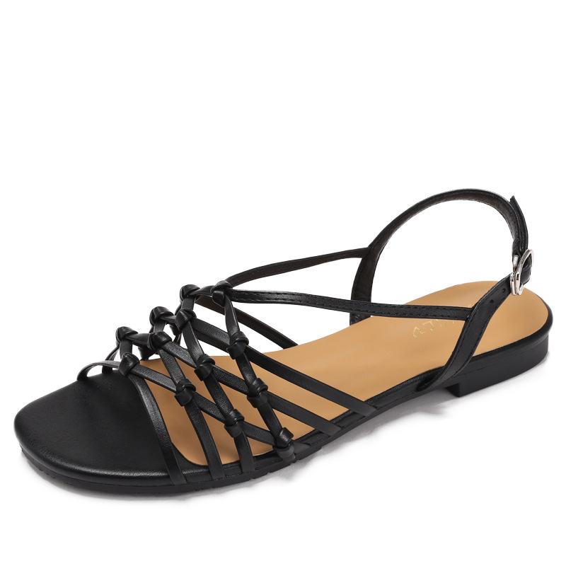summer Hand Woven Narrow Strap - مراجعة Women'S Shoes Hands Free وسعره