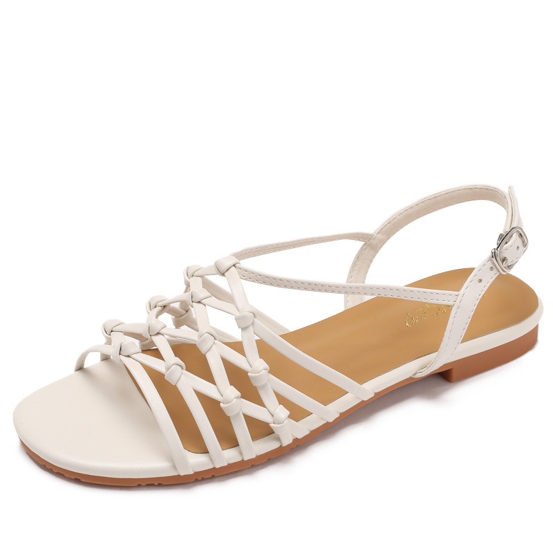 summer Hand Woven Narrow Strap - مراجعة Women'S Shoes Hands Free وسعره