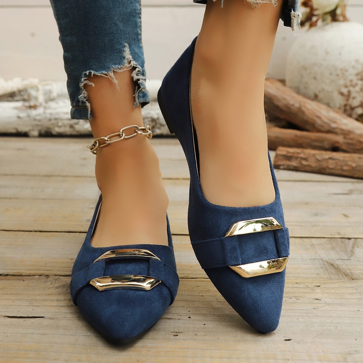 Spring and Autumn Elegant Poin - مراجعة Women Shoes Casual وسعره