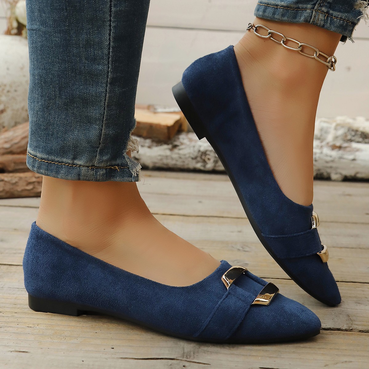 Spring and Autumn Elegant Poin - مراجعة Women Shoes Casual وسعره