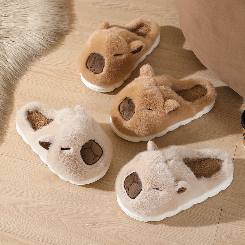Cute Cartoon Capybara Cotton S - مراجعة Women Shoes Winter وسعره