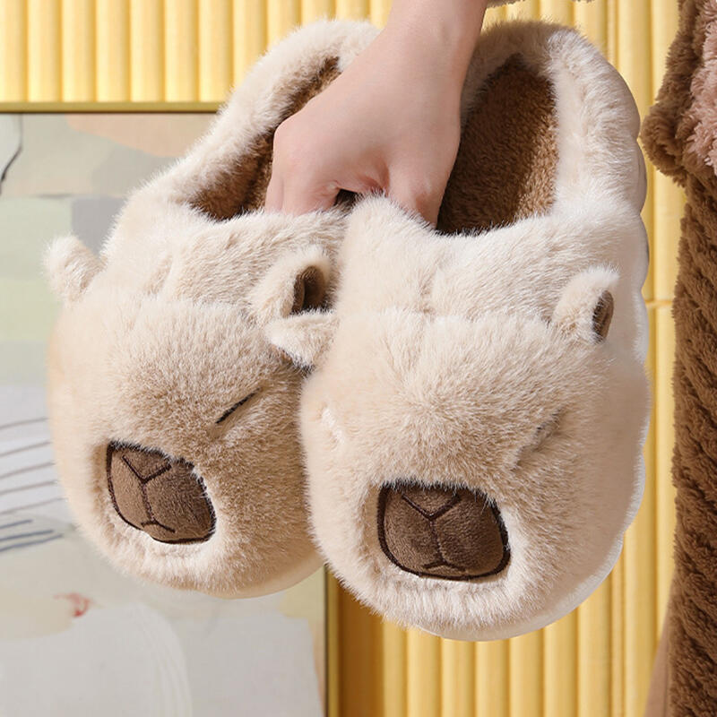 Cute Cartoon Capybara Cotton S - مراجعة Women Shoes Winter وسعره