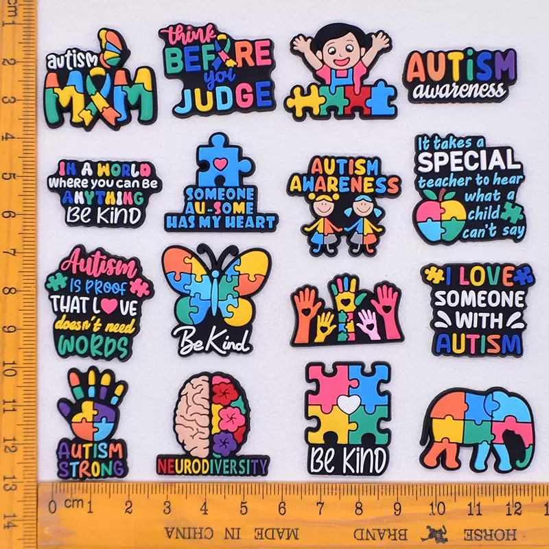 16-100pcs Be Kind Autism Shoe  - مراجعة Women Shoes Kinds وسعره