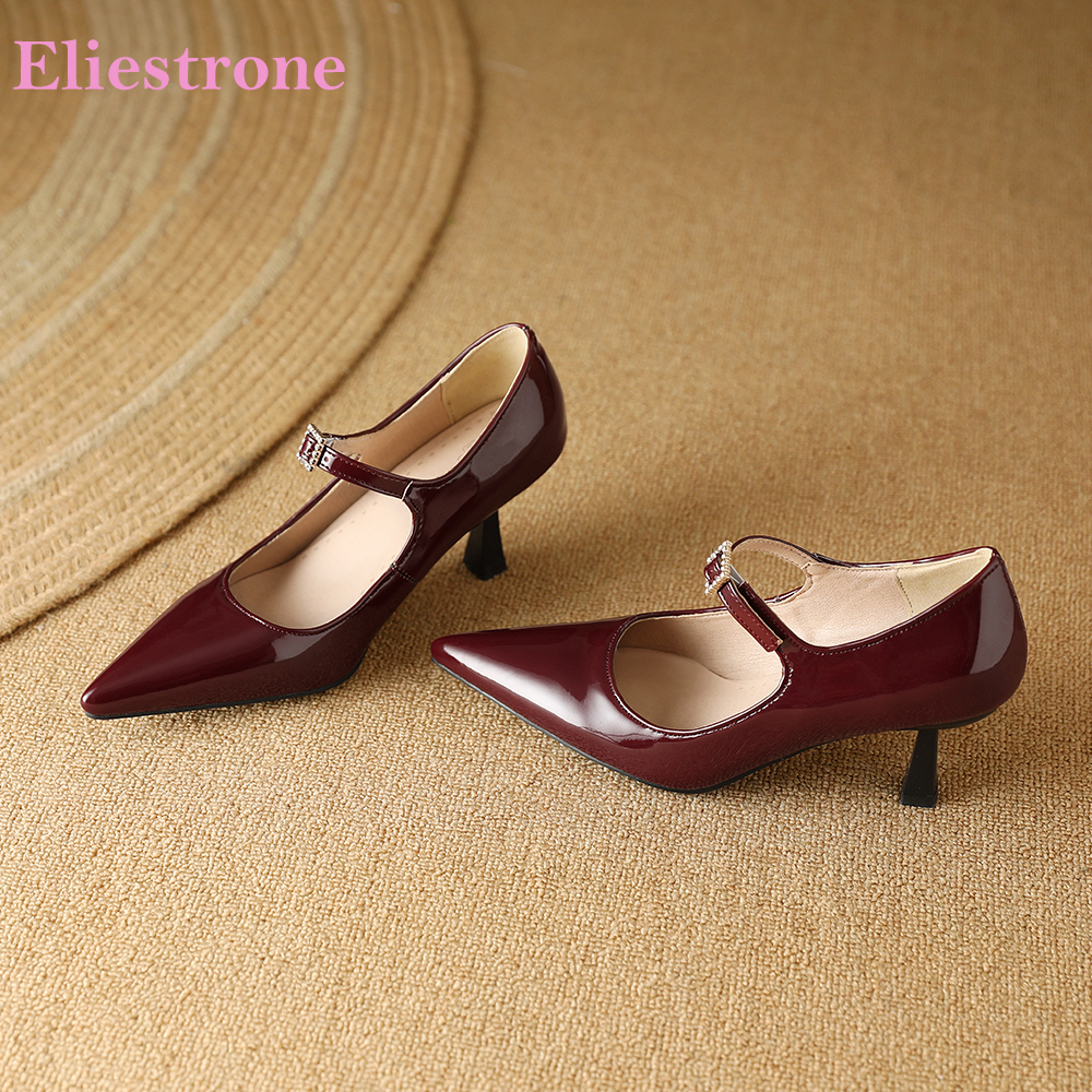 New Spring Glossy Black Red Wo - مراجعة Women'S Shoes Size 12 وسعره