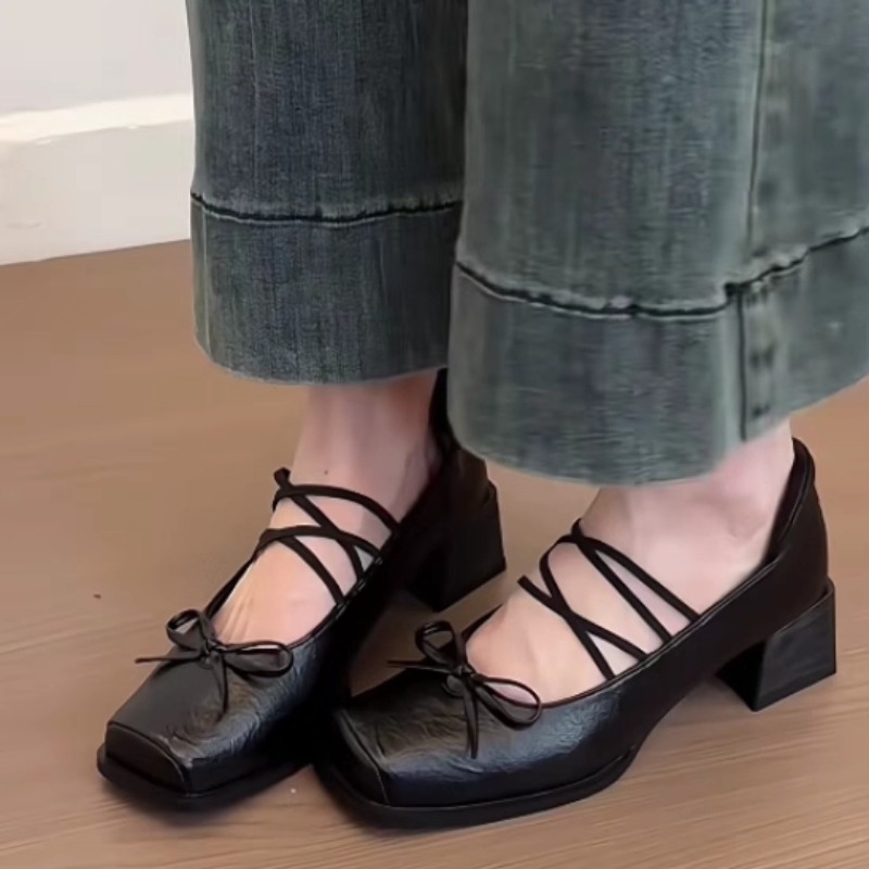 Single Shoes Fashion New Squar - مراجعة Women'S Shoes Size 12 وسعره