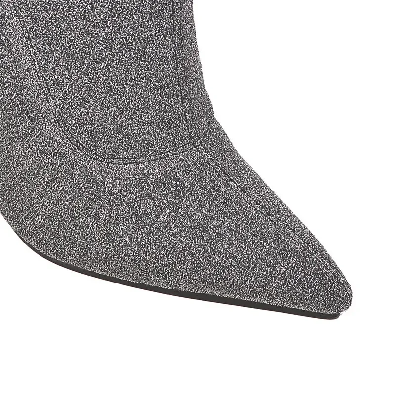Plus Size Stretch Leopard Over - مراجعة Sock Boot Women وسعره