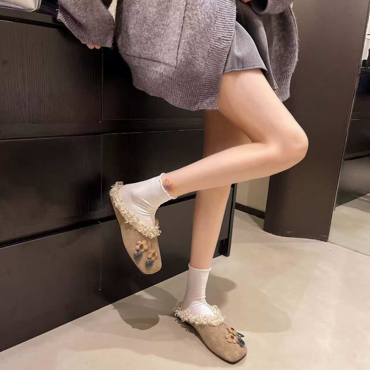 2026 Fall winter flat plush sl - مراجعة Women'S Shoes Hands Free وسعره