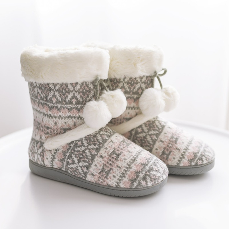 Plush Slippers Boots for Women - مراجعة Women Shoes Winter وسعره