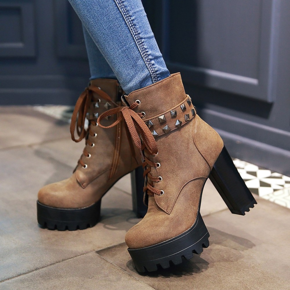 Fashion Women Ankle Boots Plat - مراجعة Women'S Shoes Big Feet وسعره