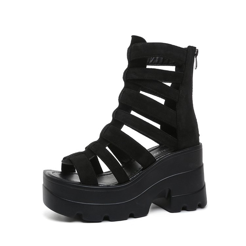 New 2026 Super High Heel Sanda - مراجعة Women Shoes Zipper وسعره