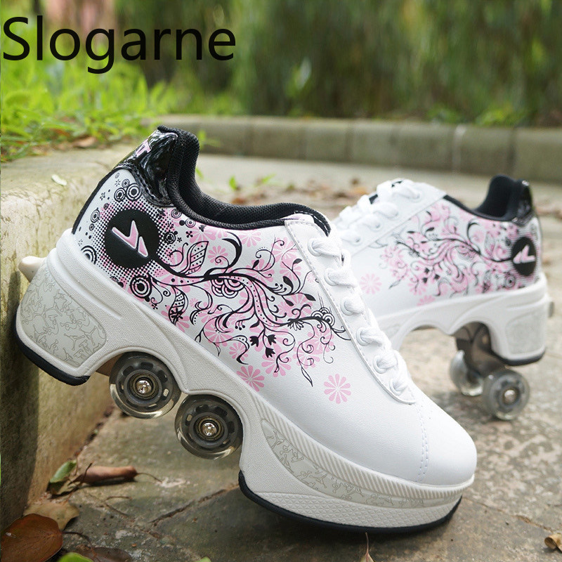 Women 4 Wheels Deformation Rol - مراجعة Women Shoes Casual وسعره