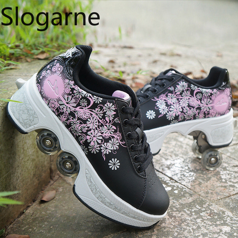 Women 4 Wheels Deformation Rol - مراجعة Women Shoes Casual وسعره