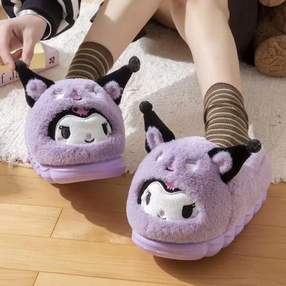 Anime Winter Plush Slippers Ku - مراجعة Women Shoes Winter وسعره