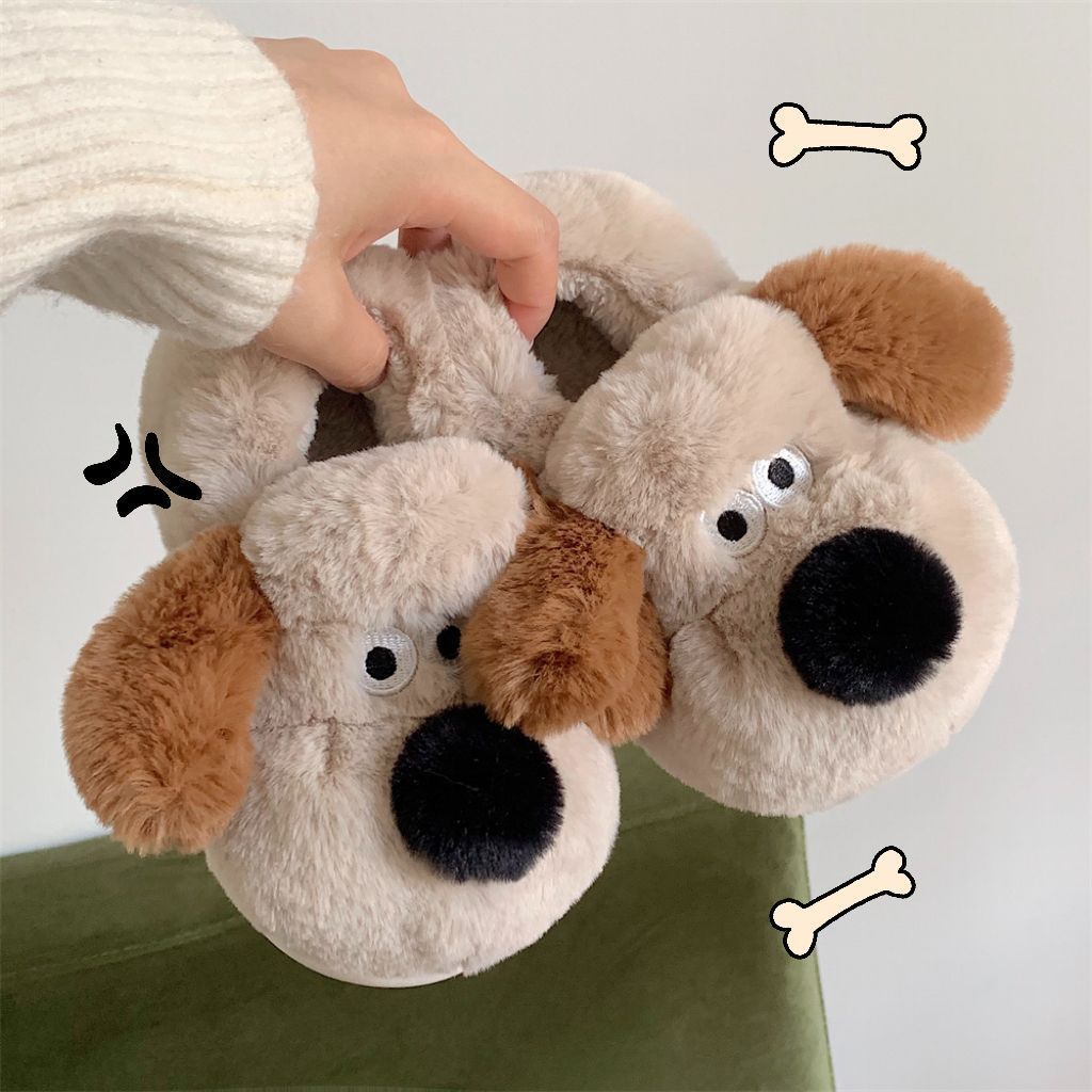 Size36-45 Hug Dog Slippers Gir - مراجعة Women Shoes Winter وسعره