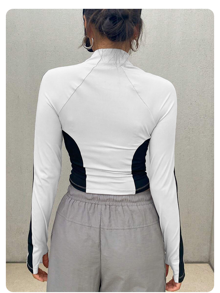 Yoga Clothes Stand Up Collar J - مراجعة Women Shoes Zipper وسعره