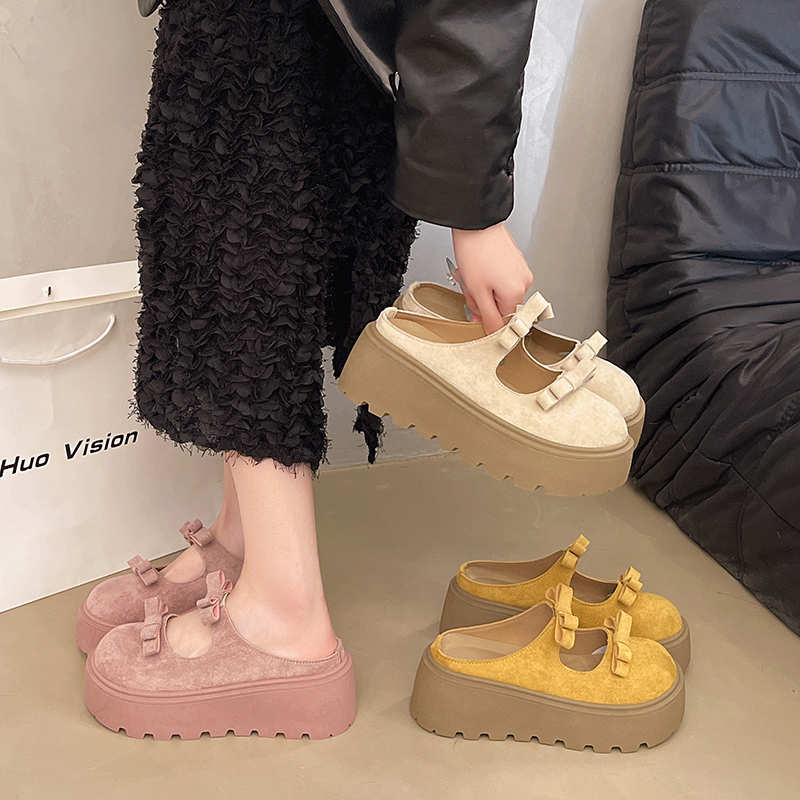 Velvet Hi Cut Flip Flop Slippe - مراجعة Women'S Shoes Hands Free وسعره