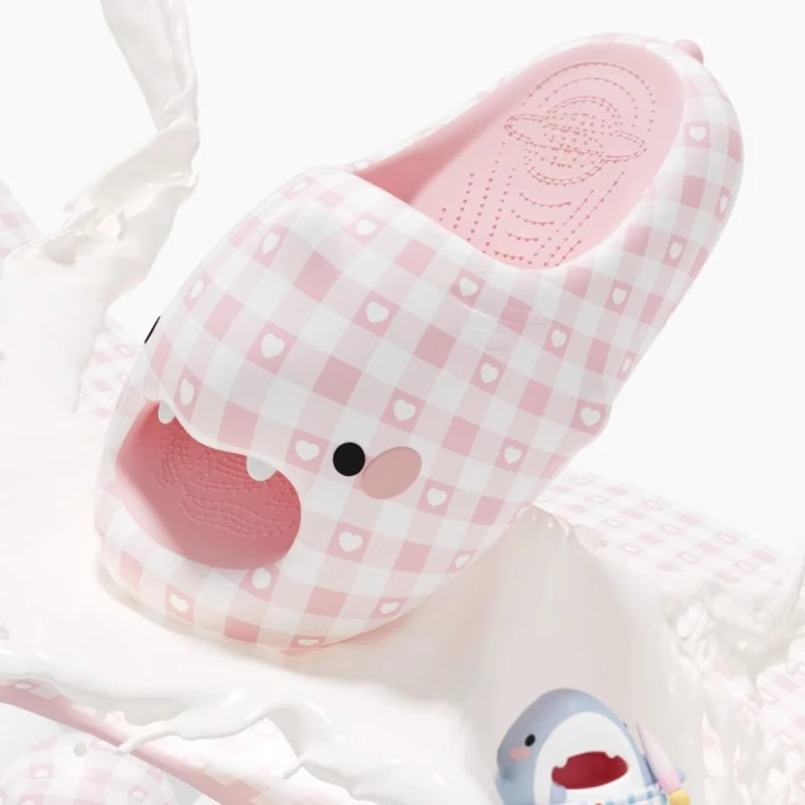 Shark Slippers Men Plaid Dot S - مراجعة Women'S Shoes Cloud وسعره