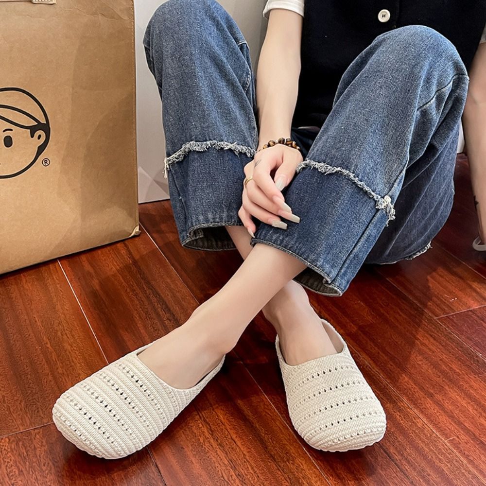 Breathable Baotou Half Slipper - مراجعة Women'S Shoes Hands Free وسعره