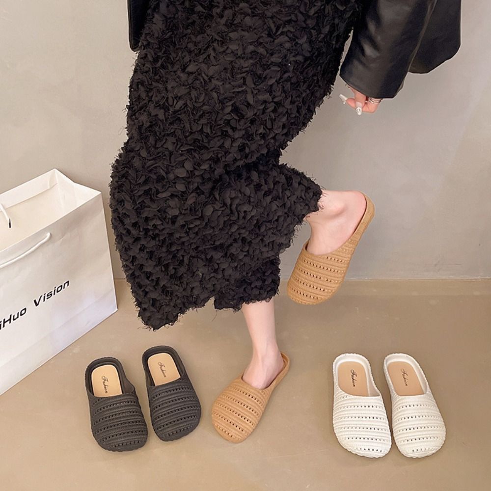 Breathable Baotou Half Slipper - مراجعة Women'S Shoes Hands Free وسعره
