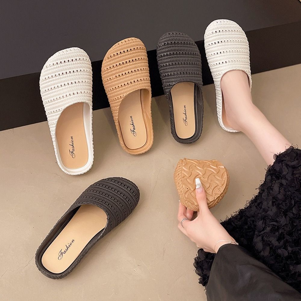 Breathable Baotou Half Slipper - مراجعة Women'S Shoes Hands Free وسعره