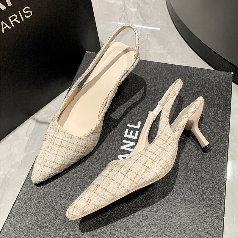 Brand Designer Slingbacks High - مراجعة Women Shoes Brand وسعره