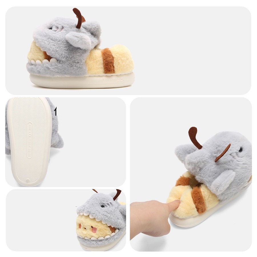 New ins funny shark bee slippe - مراجعة Women'S Shoes Cloud وسعره