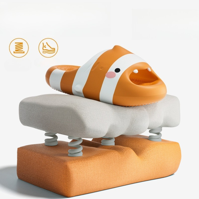 Cute Fish Cartoon Slides Women - مراجعة Women'S Shoes Cloud وسعره