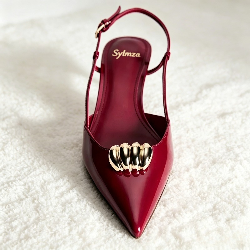 Luxury Brand Designer Pointed  - مراجعة Women Shoes Mules وسعره