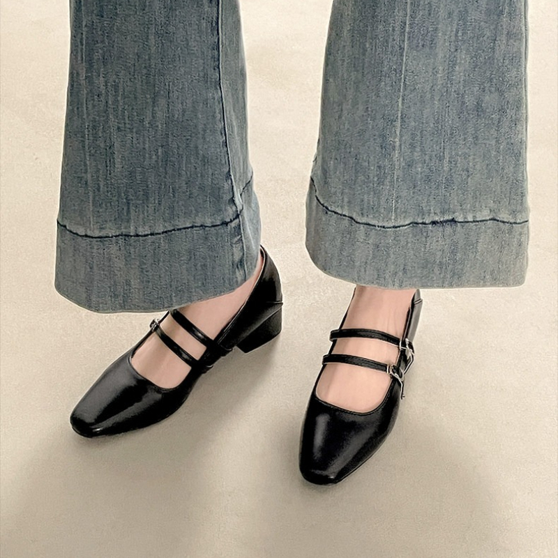 Square Toe Low Heel Women Silv - مراجعة Women Shoes Casual وسعره