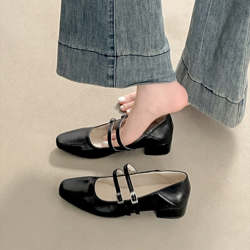 Square Toe Low Heel Women Silv - مراجعة Women Shoes Casual وسعره