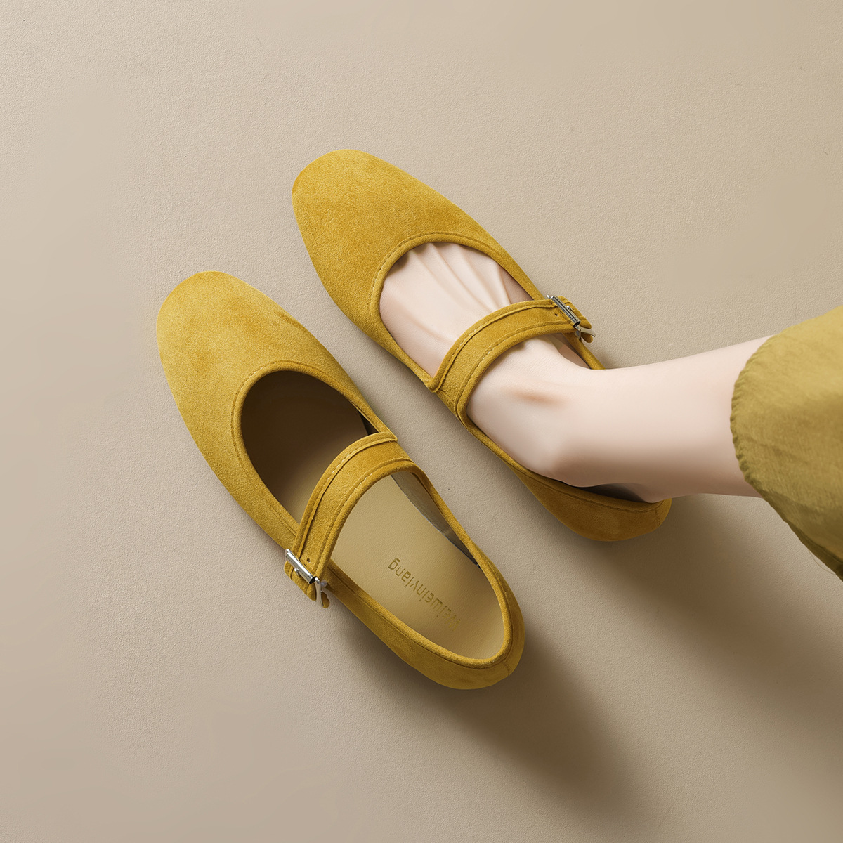 Size 35-43 Velvet Mary Jane Sh - مراجعة Women'S Shoes Hands Free وسعره