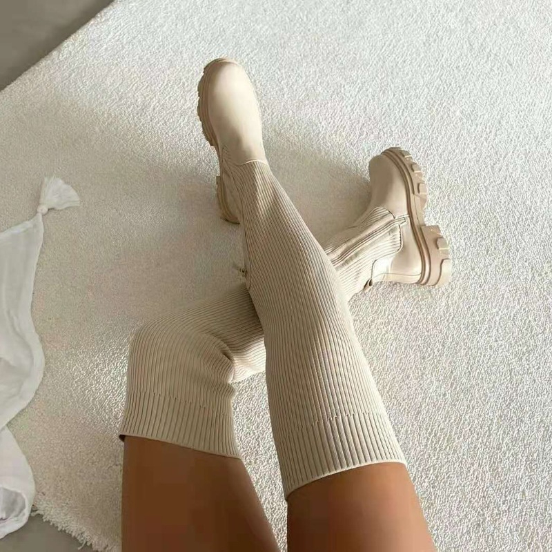 2025 Winter Shoes Women Socks  - مراجعة Sock Boot Women وسعره