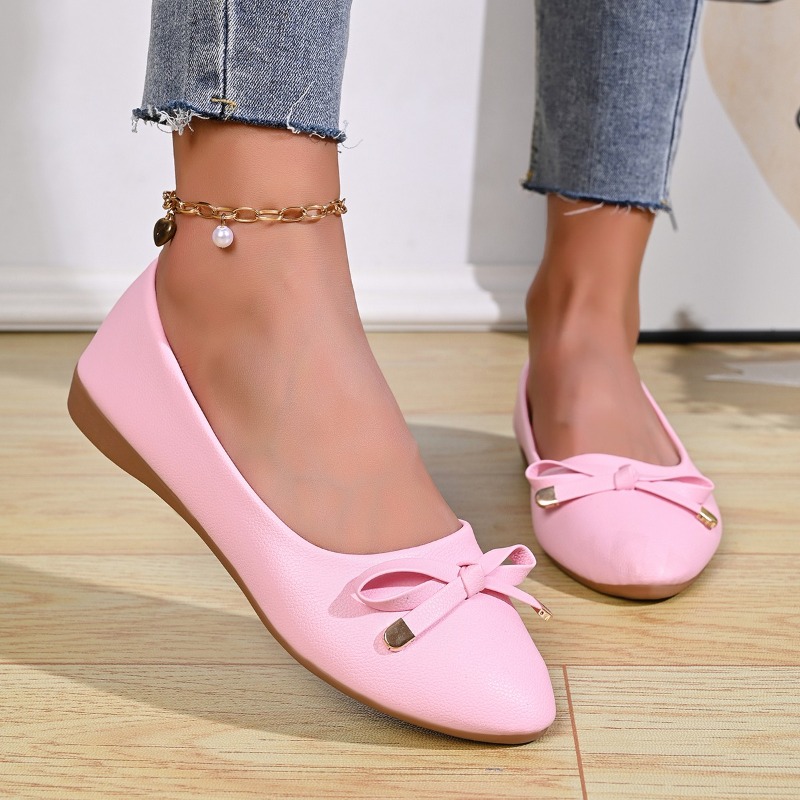 Bow Shallow Mouth Soft Sole Co - مراجعة Women Shoes Casual وسعره