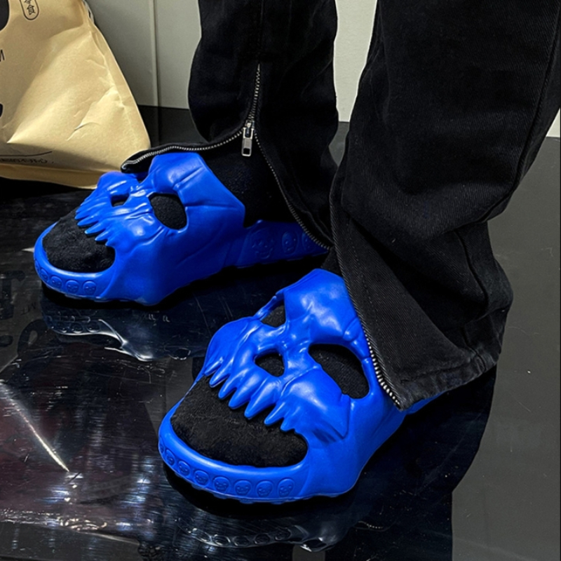 Summer Men Skull Slipper Y2k C - مراجعة Women'S Shoes Cloud وسعره