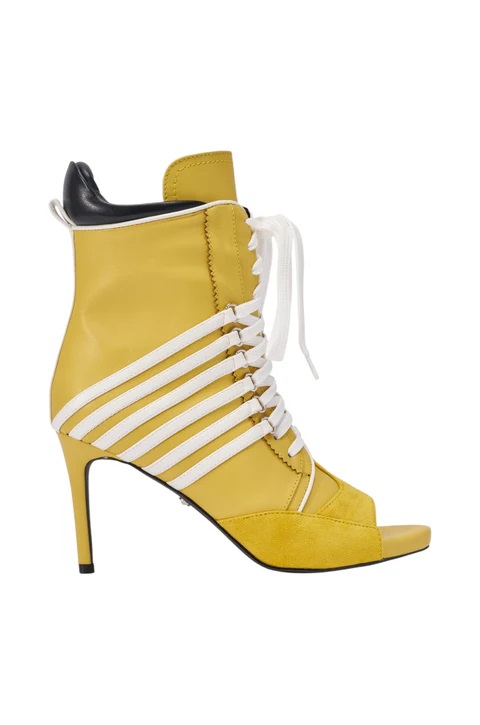 Women Yellow White Contrast La - مراجعة Women Shoes Zipper وسعره