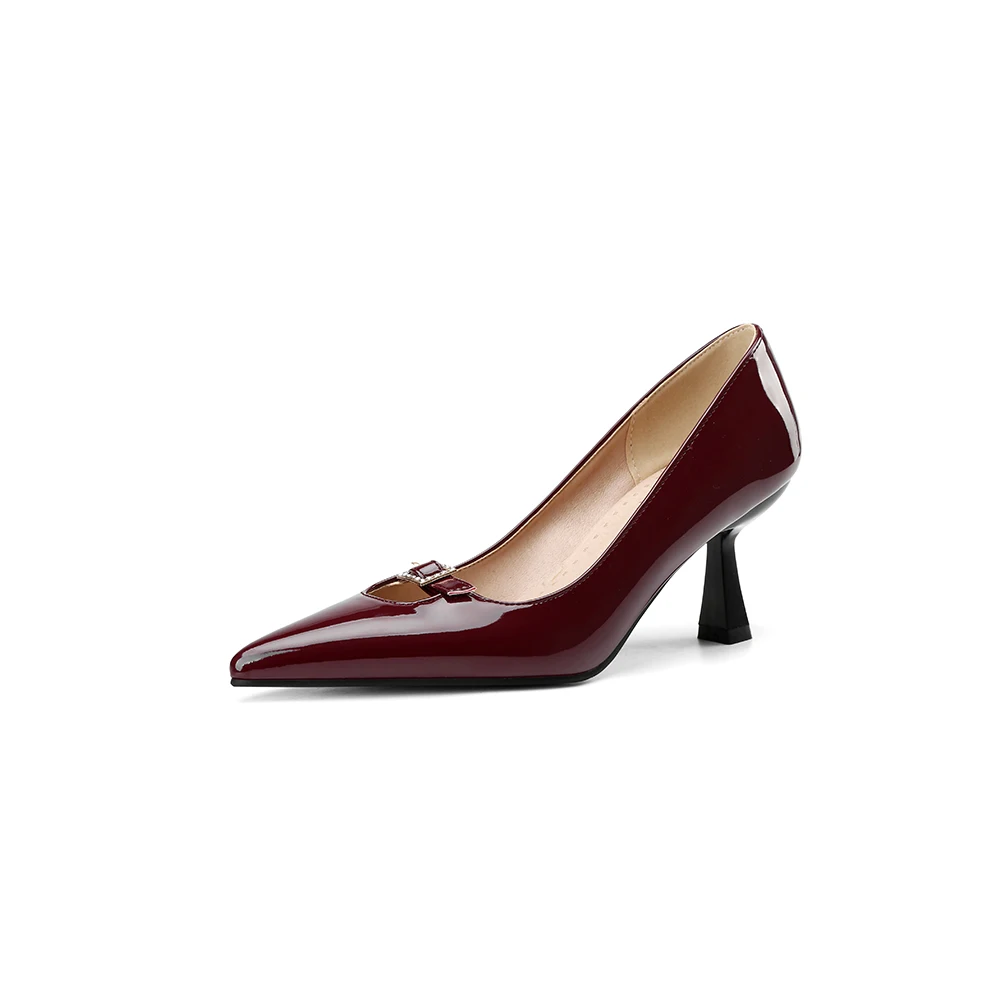 Spring New Mature Black Wine R - مراجعة Women'S Shoes Size 12 وسعره