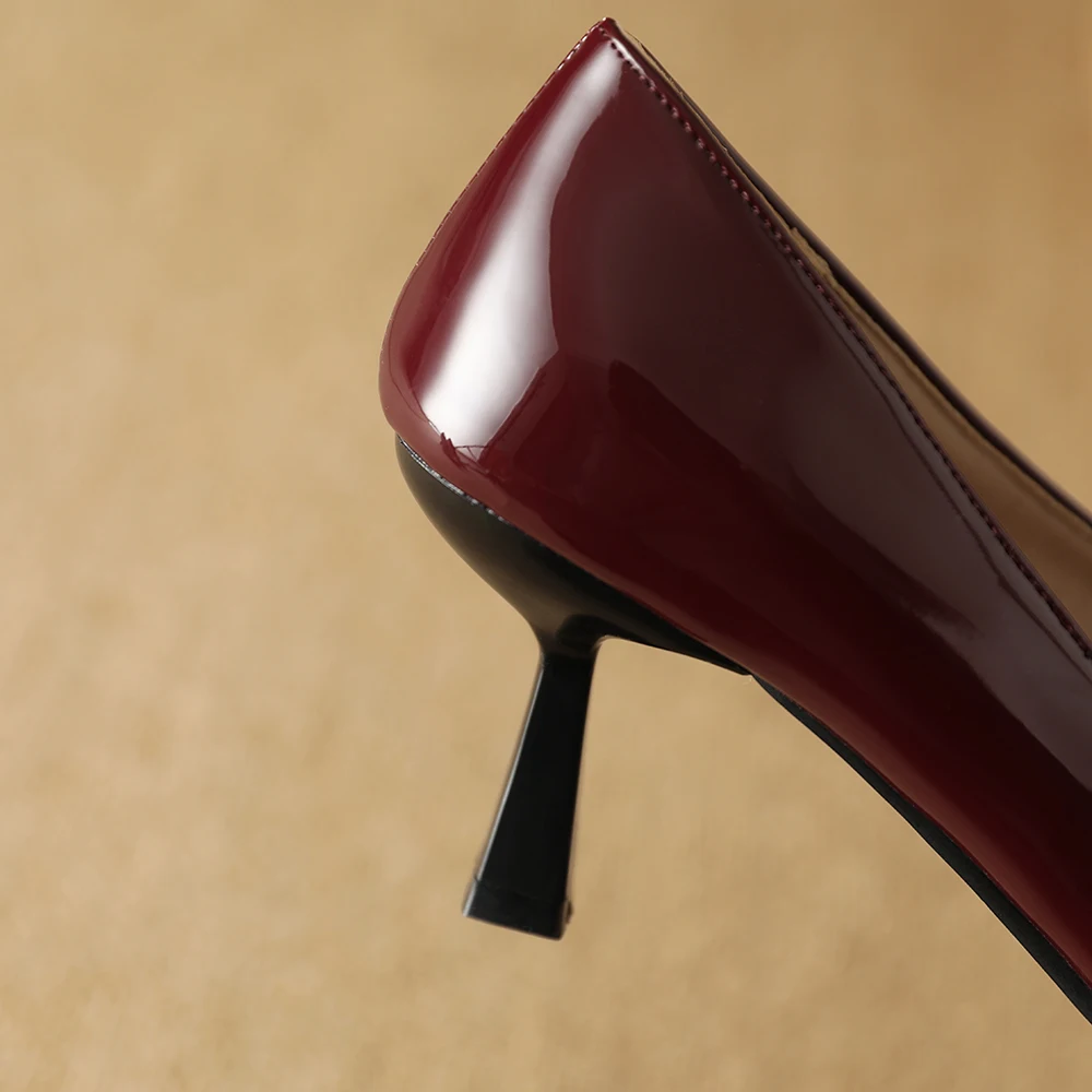 Spring New Mature Black Wine R - مراجعة Women'S Shoes Size 12 وسعره